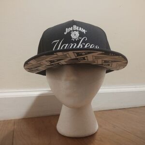 NEW YORK YANKEES JIM BEAM BOURBON Promo Baseball Hat Snapback Cap Judge Jeter